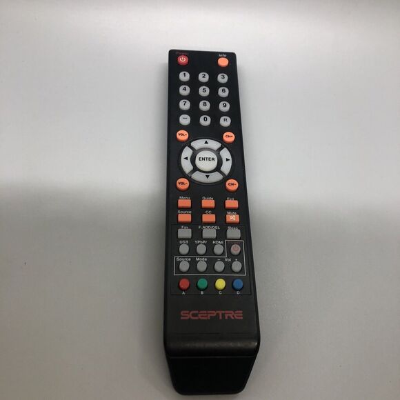 Sceptre U550CV-UMR X325BV-FSR U405CV-UMR X505BV-FSR TV Remote Control TESTED - Picture 1 of 7